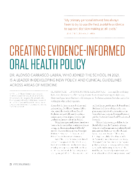 Creating Evidence-Informed Oral Health Policy