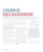 A Passion for Public Health Dentistry